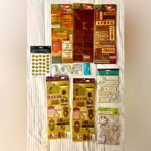 Scrapbooking / paper crating bundle. 12x12 papers/ embellishments and more!